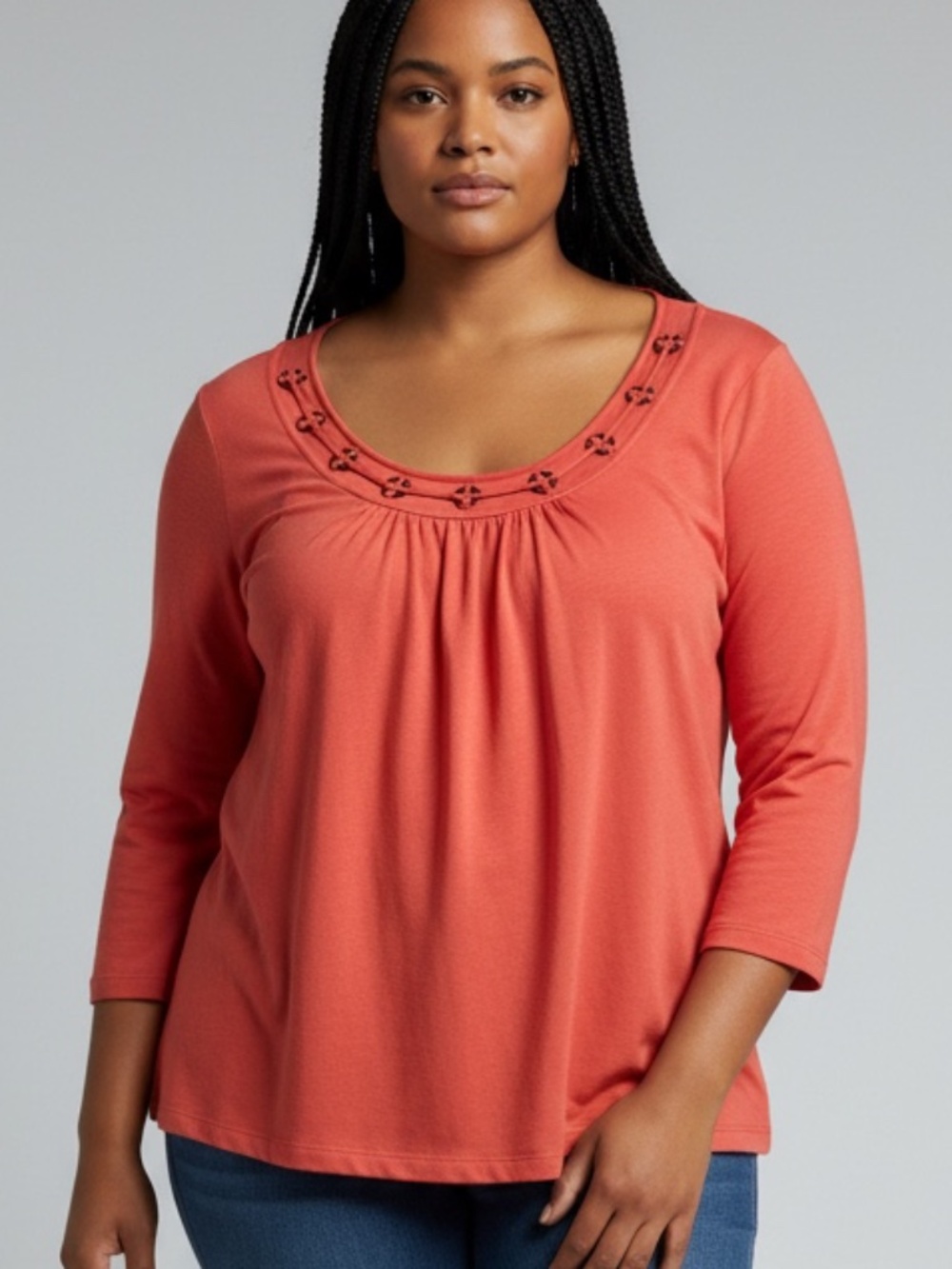 Sag Harbor Sweater Womens 2x